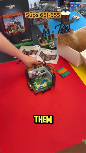 The Lego Crafting Table, One subscriber is One Block Part 651 655