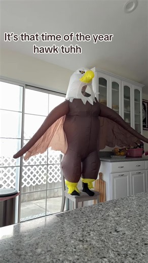 DIY Halloween Eagle & Hawk Costumes