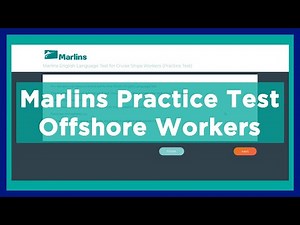 Marlins Practice Test - Offshore Workers