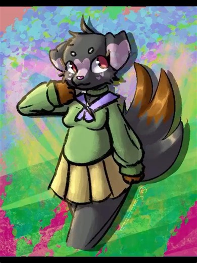 Untitled Artwork 194 #furry #artfight #speedpaint