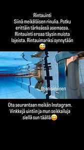Rintauinnin tekniikkaa. Potku tärkeässä roolissa. #rintauinti | Jani Sievinen