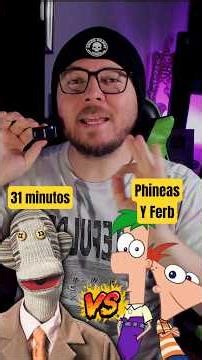Batalla ⚔️ 31 Minutos vs. Phineas y Ferb ¿Quién gana? #curiosidades #musica #entretenimento