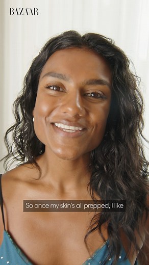 Simone Ashley reveals the body cream that makes her skin glow. #simoneashley #bridgerton #skincare | Harper's Bazaar UK