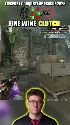 rain FINE WINE CLUTCH 🍷😳 4k 1v3 vs BIG | CCT Global Finals 2026