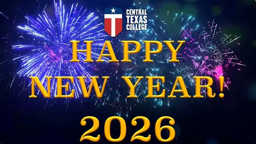 A fresh year. A forward path. Our hope for CTC students is a year filled with growth, achievement, and opportunity. Ready for what's next in 2026! | Central Texas College