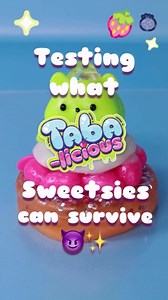 ORB Tabalicious Sweetsies Big TABA Squishy Cat Donut, Animal Dessert Toy - Big, Soft, Sticky Play Food TABA Squishies - Great for Stress Relief - Fun Kawaii Sensory and Fidget Toys for Kids and Adults