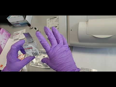 Processing HbA1c QC on the Siemens DCA analyser