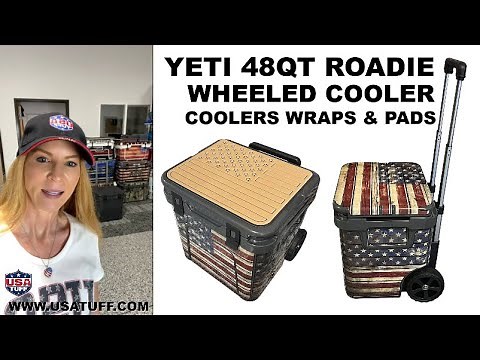 YETI Roadie 48 Wheeled | Customize Your YETI Cooler | Best Accessories Vinyl Wrap Skins & Pad Tops