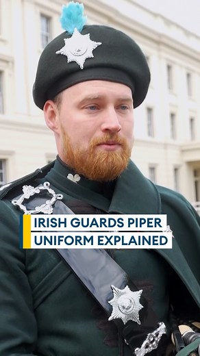 Did you know saffron is a traditional colour worn by Irish warriors and pipers?🎺🇮🇪 Irish Guards piper Thomas Walsh shares the rich history of their uniform stitched into every detail. #IrishGuards #IrishPiper #CelticHeritage #SaffronTradition #PipesAndDrums #MilitaryLife #ServingWithPride #ForcesFamily #BritishArmy #RoyalEngineers #MilitaryCommunity #ArmyStrong #Veterans #MilitaryService #ForcesSupport | Forces News