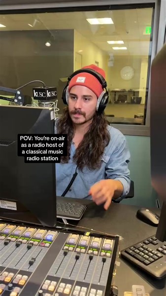 Behind the scenes with Solomon Reynolds at our sister station Classical KUSC!🎙️🎶 Learn more about Solomon and our other wonderful Hosts: https://www.kdfc.com/hosts/solomon-reynolds | Classical KDFC