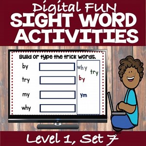 Sight Word Activities Online, Set 7