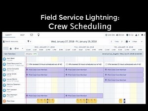 Crew Scheduling - Field Service Lightning