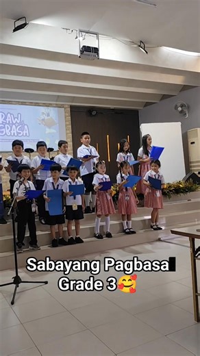 Sabayang pagbasa mula sa Ikatlong Baitang 🤩🥰 #ArawNgPagbasa #ICBC #learners #grade3 #myreels | April Rose Sabayle Bautista