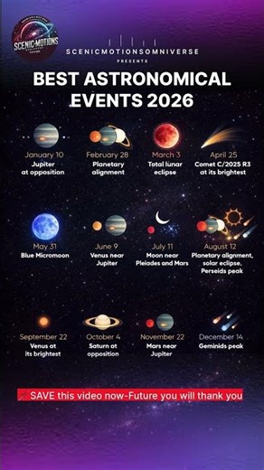 2026’s Most Insane Sky Events 🌌😳 (Don’t Miss These)