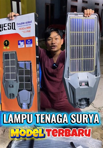 Lampu Jalan Tenaga Surya 8000 Watt: Unboxing & Review
