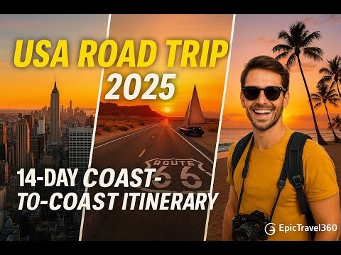 Explore The MOST UNFORGETTABLE America Road Trip Itinerary 2025