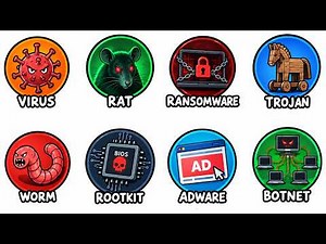 Every Type of Computer Virus Explained in 13 Minutes!