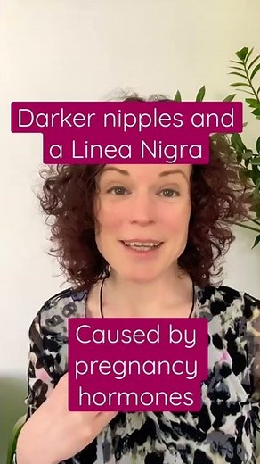 Dark line on belly means pregnancy?