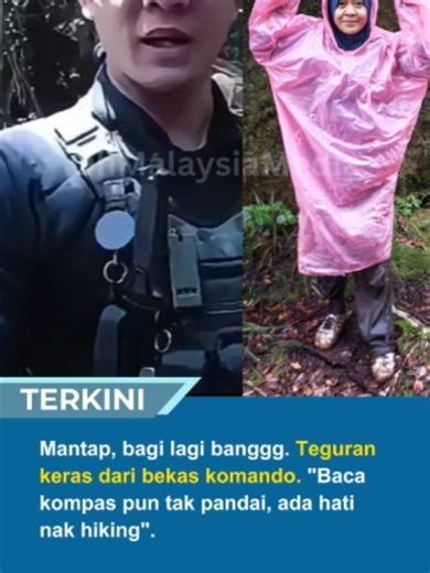 Mantap, bagi lagi banggg. Teguran keras dari bekas komando.