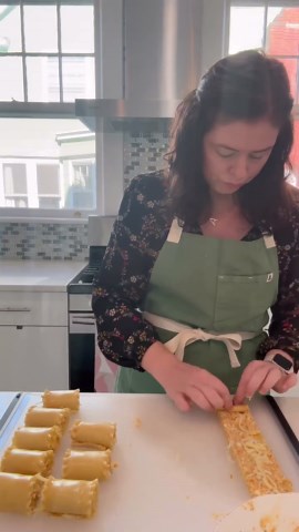 These butternut squash lasagna roll ups are holiday perfection