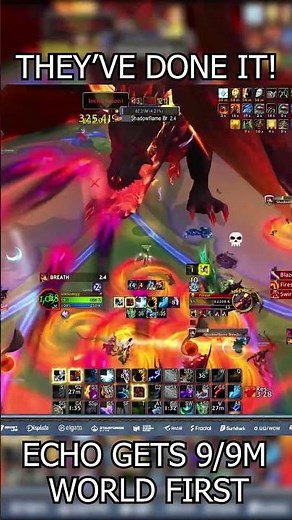 ECHO WORLD FIRST FYRAKK | 9/9M AMIRDRASSIL | LIQUID LOSSES #worldofwarcraftdragonflight #worldfirst