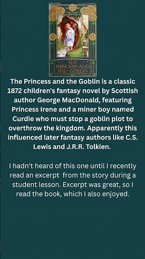 March read #2 - The Princess and the Goblin by George MacDonald