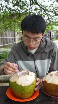 Java Fruit Hunt Several Special Ornamental Coconuts along the Roadside in Southeast Asia.