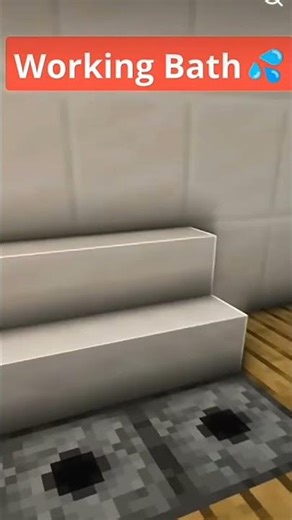 Minecraft working bath 💦💧