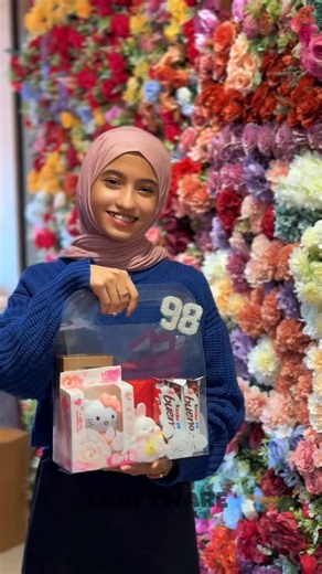 craftware on Instagram: "Transparent Bag Hamper 🎀✨🤍 . . ."