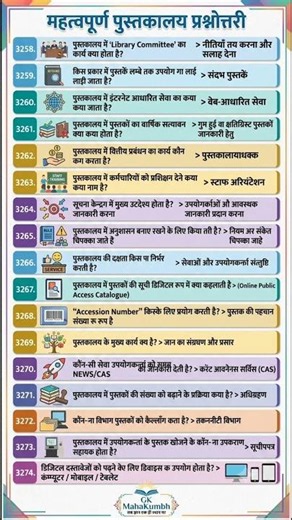 library science most important questions and answers #libraryscience #librarianexam #libraryvacancy