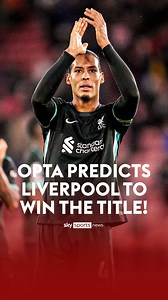 Liverpool are 69.5% likely to win the Premier League title according to Opta 🏆 💻 | Sky Sports