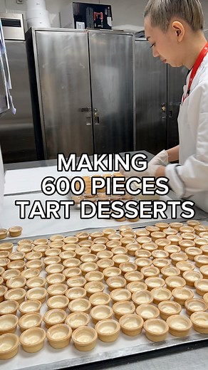 47K views · 1K reactions | MAKING 600 PCS. TART DESSERTS AT WORK. ‍ 不 #Tarts #Pastry #desserts #pastrychef #newzealand #cakeartist #dessertart | Donnalicious in New Zealand | Facebook