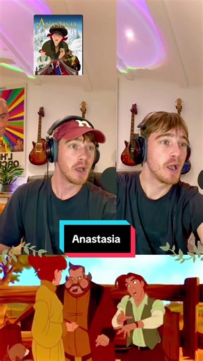 Coucou tout le monde !! ✨ Voici enfin la chanson « L’apprentissage » du dessin animé Anastasia (1997). Sachez qu’elle a été ULTRA DURE à faire !! Faut dire que ce ne sont pas de petits comédiens qui se sont frottés à ce MAGNIFIQUE dessin animé : Encore et toujours le grand @richardarbois 🤩🔥dans le rôle de Vladimir, et le SPLENDIDE ⭐️ @emmanuel_curtil dans le rôle de Dimitri !! J’espère que vous aimerez ❤️😘 #disney #chanteur #chant #anastasia #chansondisney