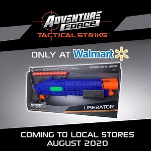 95 reactions · 17 comments | Getting your hands on the Liberator was tough to come by last year. No worries this year! The Adventure Force Brand Liberator will be available in local Walmart stores August 2020. Check your local Walmart or shop online! https://bit.ly/3idzHmu | Dart Zone Blasters | Facebook