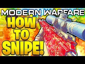HOW TO QUICKSCOPE IN MODERN WARFARE BEST SNIPER CLASS SETUP! HOW TO SNIPE MODERN WARFARE SNIPER TIPS