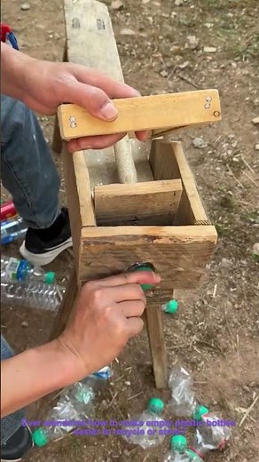 DIY Plastic Bottle Compressor: Turn Trash Into Flat Sheets!