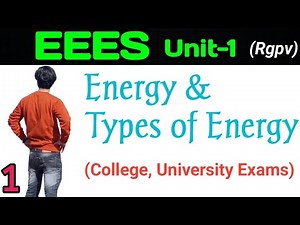 EEES unit 1 rgpv (1)| Energy Science Es-301 Evs types of energy , environment, ecology and society