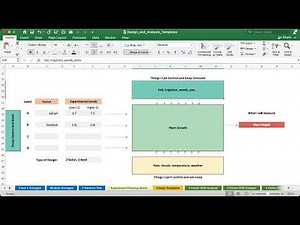 Design of Experiment Planning Sheet