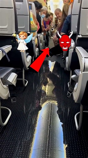 L’avion s’est rempli d’eau… ✈️