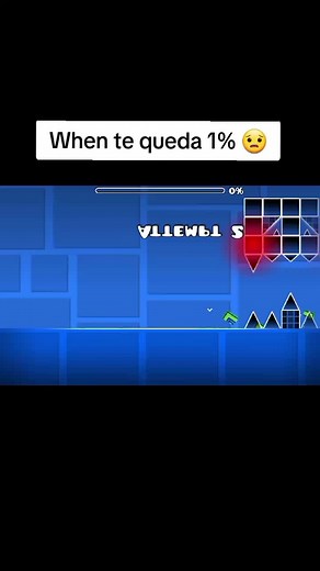 Geometry Dash Edits: When You Have 1% Left
