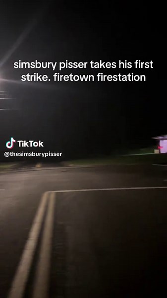 Simsbury Pisser Takes First Strike at Firetown Firestation