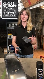 Restyle Pro Tip: use emery cloth to sand bare metal and chrome like we did on our fenders. Our fender video is live on YouTube now at duplicolortv. Keep following along while we restyle this Honda CB and enter to WIN THIS BIKE at https://gleam.io/SGDPl/duplicolor-2023-cafe-racer-restyle-sweepstakes! Keep checking back for additional chances to earn more entries. #CafeRacerRestyle #CafeRacerRestyleSweepstakes #MotorcycleProject #ProjectBike #HondaCB #HondaCB350 #CafeRacer #DIY #DupliColor #Restor