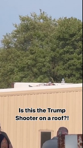 Rogan O’Handley on Instagram: "Is this the Trump shooter on the roof?🇺🇸"