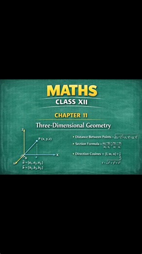Class 12 Maths chapter 11 notes #math #notes