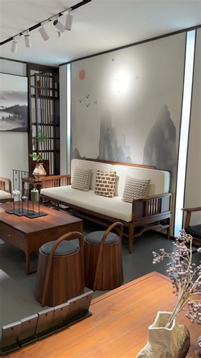 Wooden finished sofa design Sofa set design Living room sofa and table #reelsfbシ #fbreelsfypシ゚ #woodwork #woodworking #homedecor #livingroomdecor #Livingroomfurniture | Unique Decor Ideas