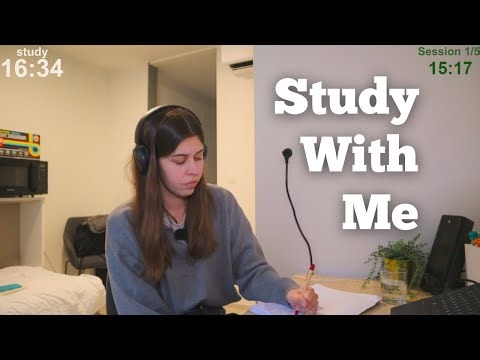 LIVE 14 HOURS Study With Me (60 min study + 10 min break)