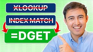Try The DGET Function Instead of INDEXMATCH XLOOKUP | Thomas Vijay