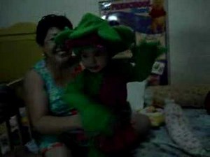 bea in baby bop costume 11 months