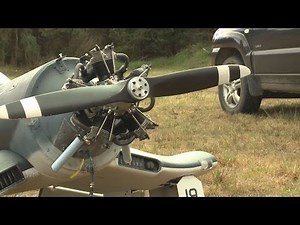 Radial Moki in Giant RC Corsair