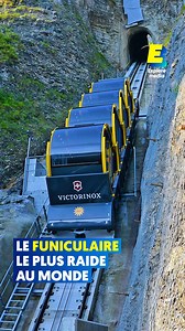 Le funiculaire le plus raide au monde 🚟 | 1 innovation par jour.